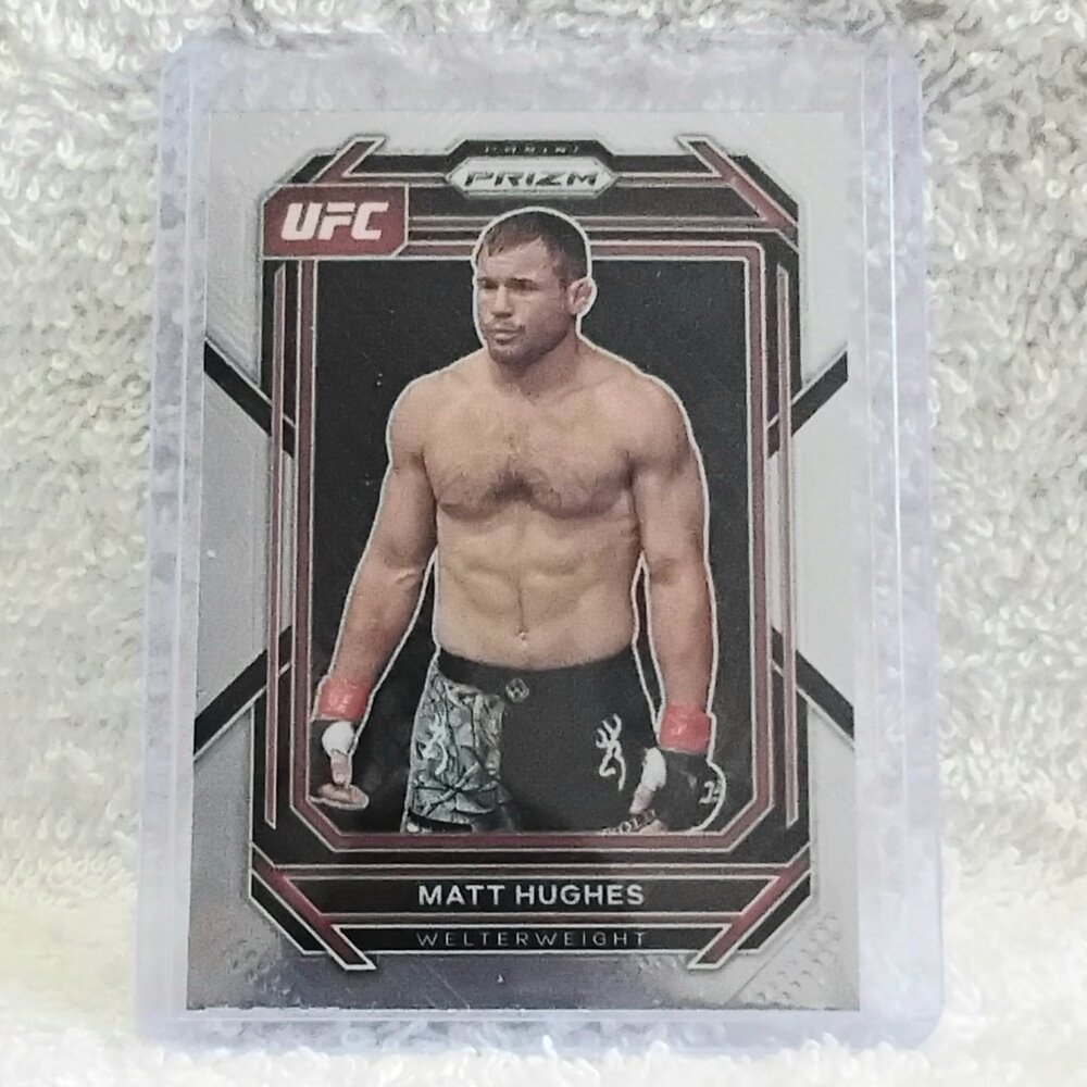 5/$20 Mint 2023 Panini Prizm Matt Hughes UFC Card 142!!